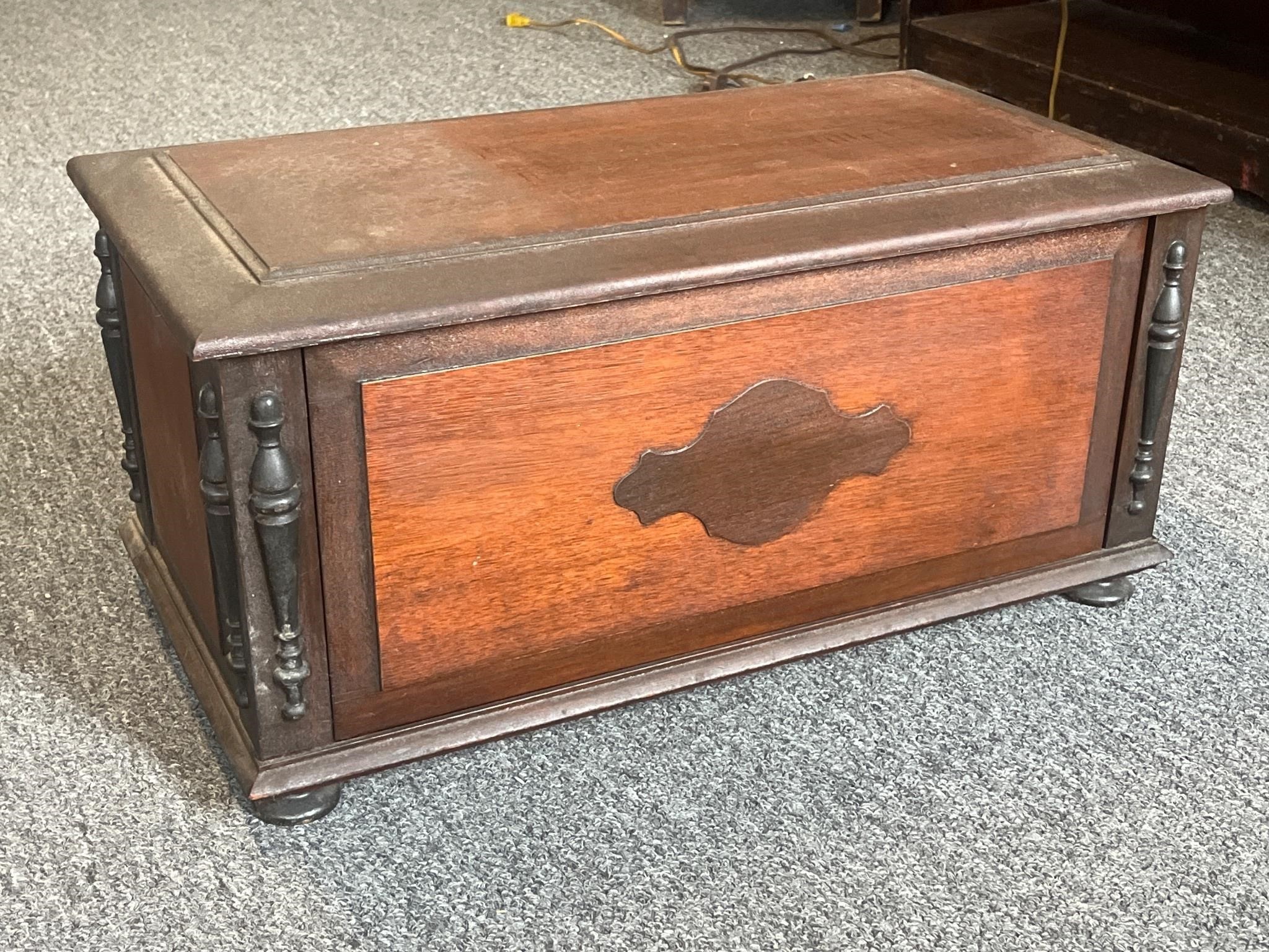 Vintage wooden chest