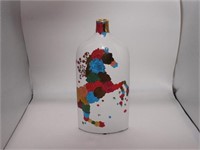 14.5"H Multi-Colored Horse Vase