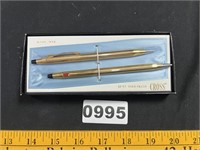 Cross 12k Gold Filled Pen/Pencil Set