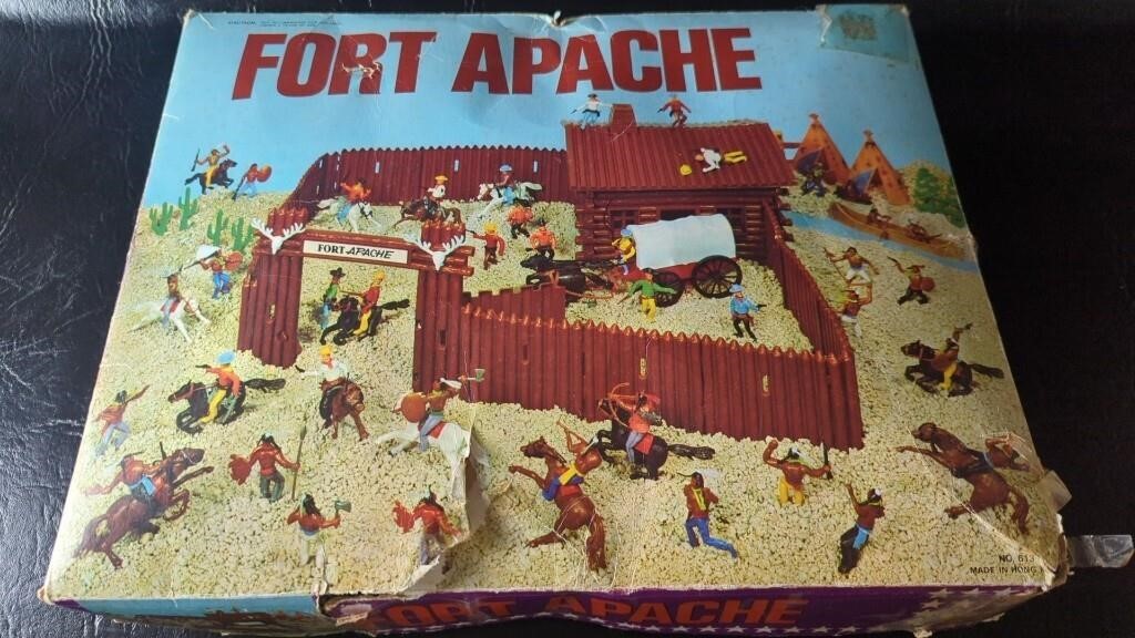 Vintage Fort Apache Game Western Play Set (Some