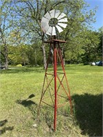 8' Metal Wind Mill