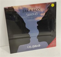 MICHAEL JACKSON SCREAM RECORD LP w/ JANET