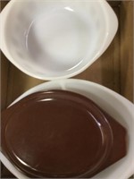 Casserole dishes-glass lids