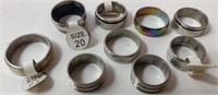 12 Stainless Rings
