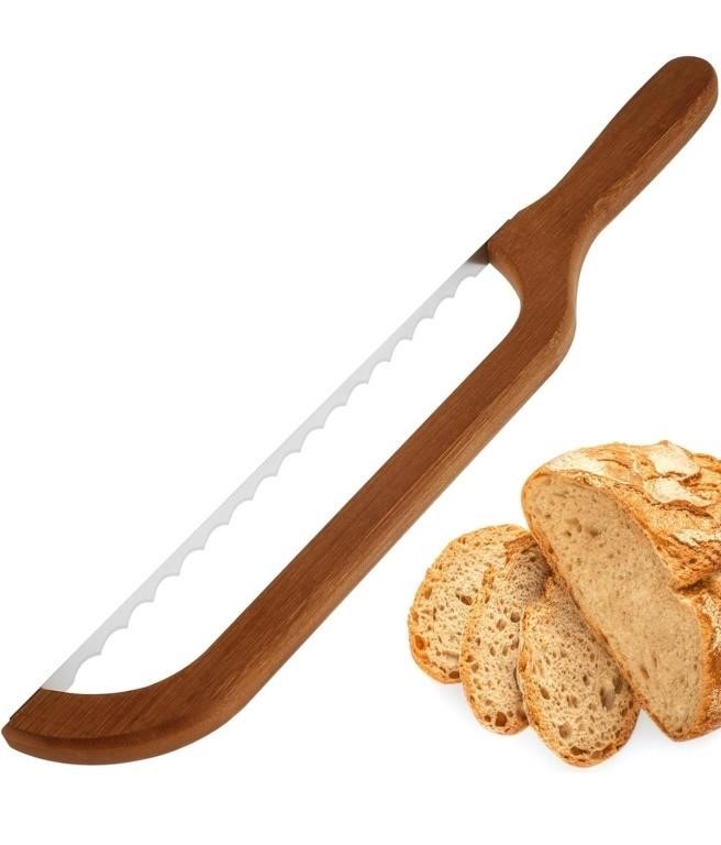 New, Bread Slicer, Serrated Bagel Bread Bow