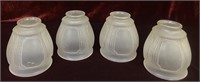4 Frosted Glass Light Shades