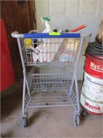 Shop cart w/misc