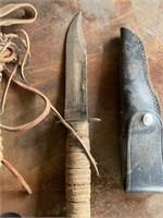 Ka- Bar Knife & Handmade Knife, Vintage Canteen