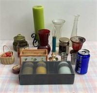 Candles, Candle Holders, Vases and more