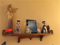 Wall Shelf & Figurines