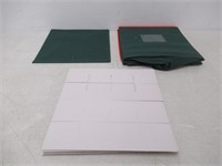 12" x 12" Fabric Divider Box With Zipper Lid