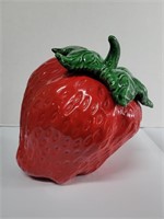 Cute Vintage Strawberry Cookie Jar