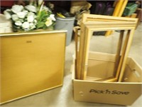 (3)Wood Picture Frames & Metal Picture Frame