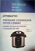 Pressure Cooker Air Fryer Combo never used