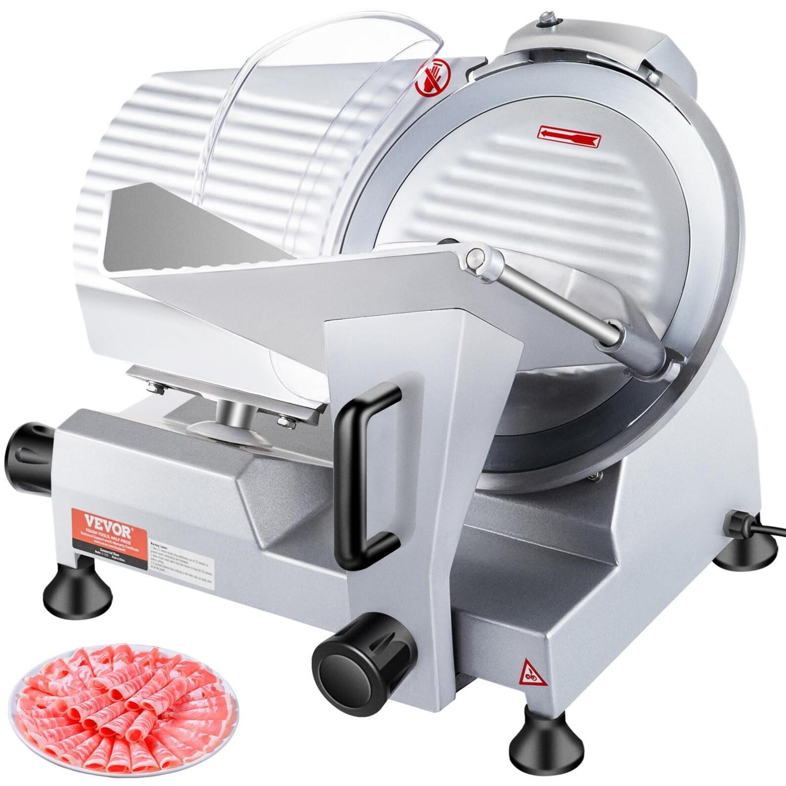 VEVOR Commercial Meat Slicer, 240W Electric Deli F