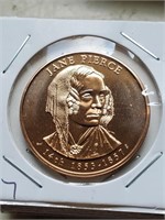 Jane Pierce  Bronze Spouse Medal