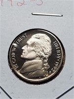 1992-S Proof Jefferson Nickel