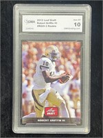 2012 Robert Griffin II Leaf Draft RC GMA GEM MT 10