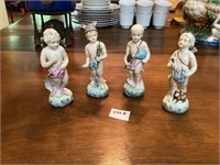 Occupied Japan Cupid Figurines 4 seasons