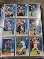 Big Binder of GOOD baseball cards Nolan Ryan!