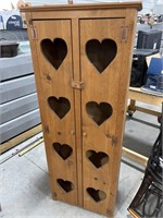 Heart Cut Storage Cabinet