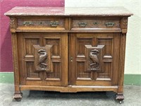 Highly Carved Victorian Buffet