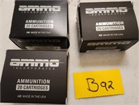 284 - 3 BOXES AMMO INC AMMUNITION (B92)