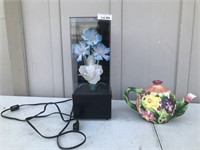 Flower Light and Music Box & Flower Tea Pot