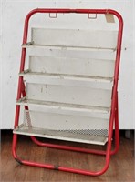 4-Shelf Metal Folding Rack