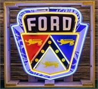 Ford Crest Neon Sign In Crate