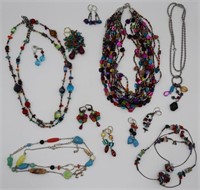 Colorful Art Glass / Beaded Costume Jewelry