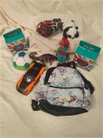 Random toys/backpack