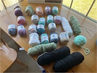 25- assorted rolls yarn