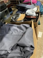 Lot of Dickies SIA uniforms, coats, belts, and