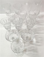 Clear Glasses Incl Parfait, Wine Glasses & Water