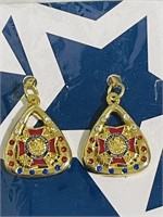 Earrings veterans of foreign wars