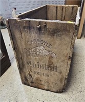 Mobil oil Gargoyle Crate