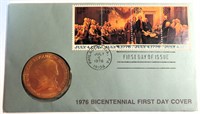 July 4th 1976 FDC, Bicentennial with Jefferson