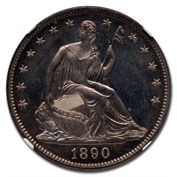 1890 Liberty Seated Half Dollar PF-66 Cameo NGC