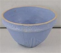 Blue Crock Bowl 7.5" Crete Nebr.