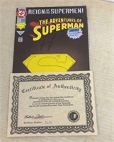 Tom Grummett Signed Superman Comic