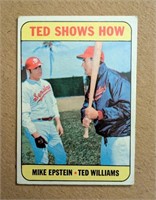 1969 Ted Shows How Topps Ted Williams Mike Epstein
