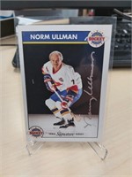 NORM ULLMAN ZELLERS MASTERS OF HOCKEY AUTOGRAPH