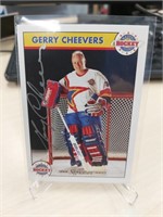GERRY CHEEVERS ZELLERS MASTERS OF HOCKEY AUTO