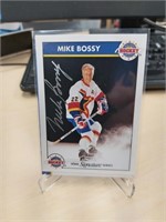 MIKE BOSSY ZELLERS MASTERS OF HOCKEY AUTOGRAPH