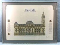 City of Melbourne Town Hall Elevation Print