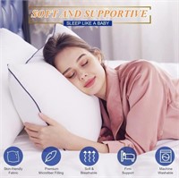 Bed Pillows for Sleeping- Medium Soft, Queen S