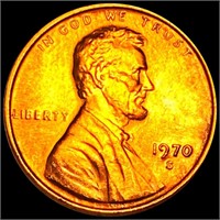 1970-S Lincoln Memorial Cent UNC RED SML DATE