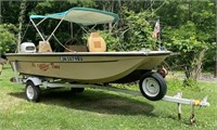 1970 Sears Model 61145 Tri-hull 15ft Runabout