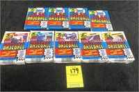 1990 Fleer  Baseball Cards (9) Sealed Packs